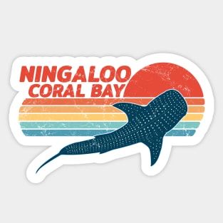 Ningaloo Coral Bay Whale Shark Sticker